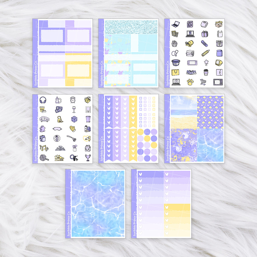 Beach Picnic – Glossy Weekly Kit Add-Ons