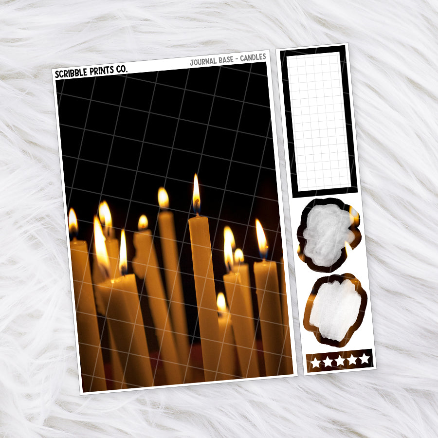 Journaling Base - 60+ Pattern Options! // Matte Stickers