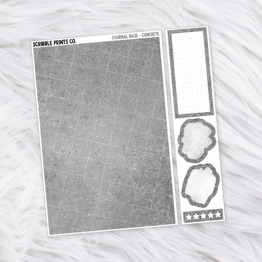 Journaling Base - 60+ Pattern Options! // Matte Stickers