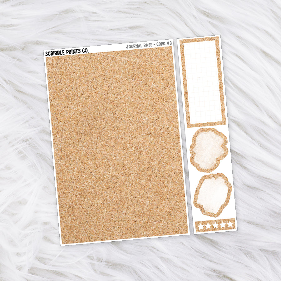 Journaling Base - 60+ Pattern Options! // Matte Stickers