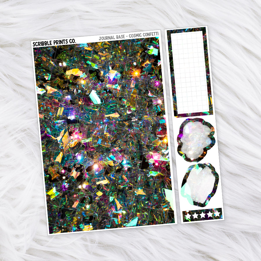 Journaling Base - 60+ Pattern Options! // Matte Stickers