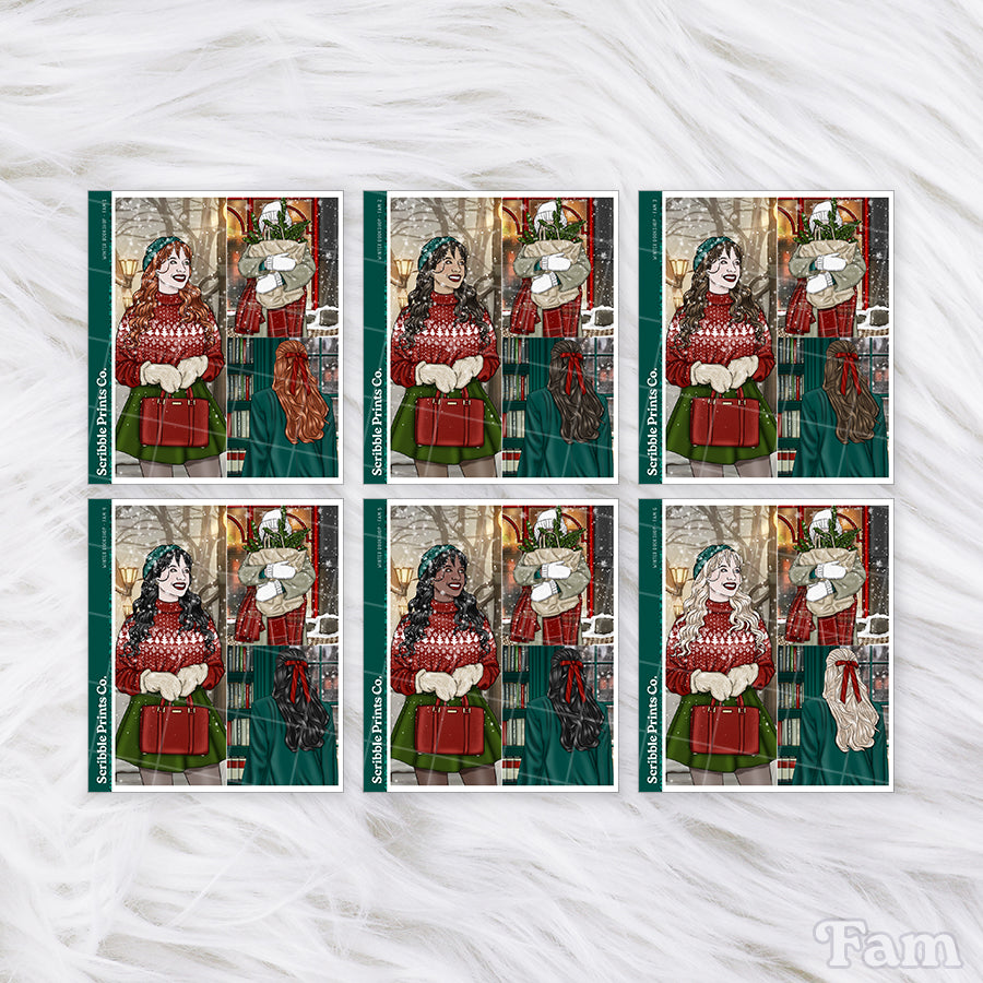 Winter Bookshop – Glossy Weekly Kit Add-Ons