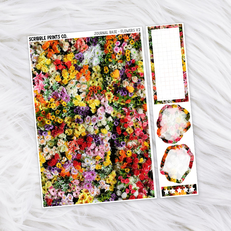 Journaling Base - 60+ Pattern Options! // Matte Stickers