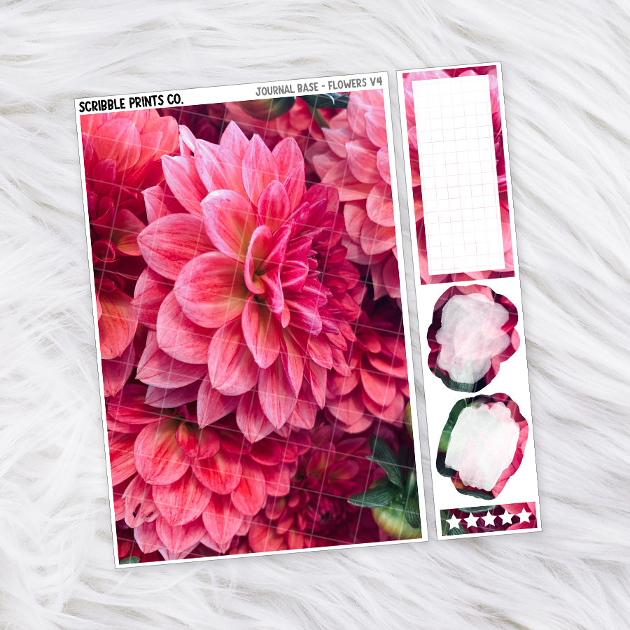 Journaling Base - 60+ Pattern Options! // Matte Stickers