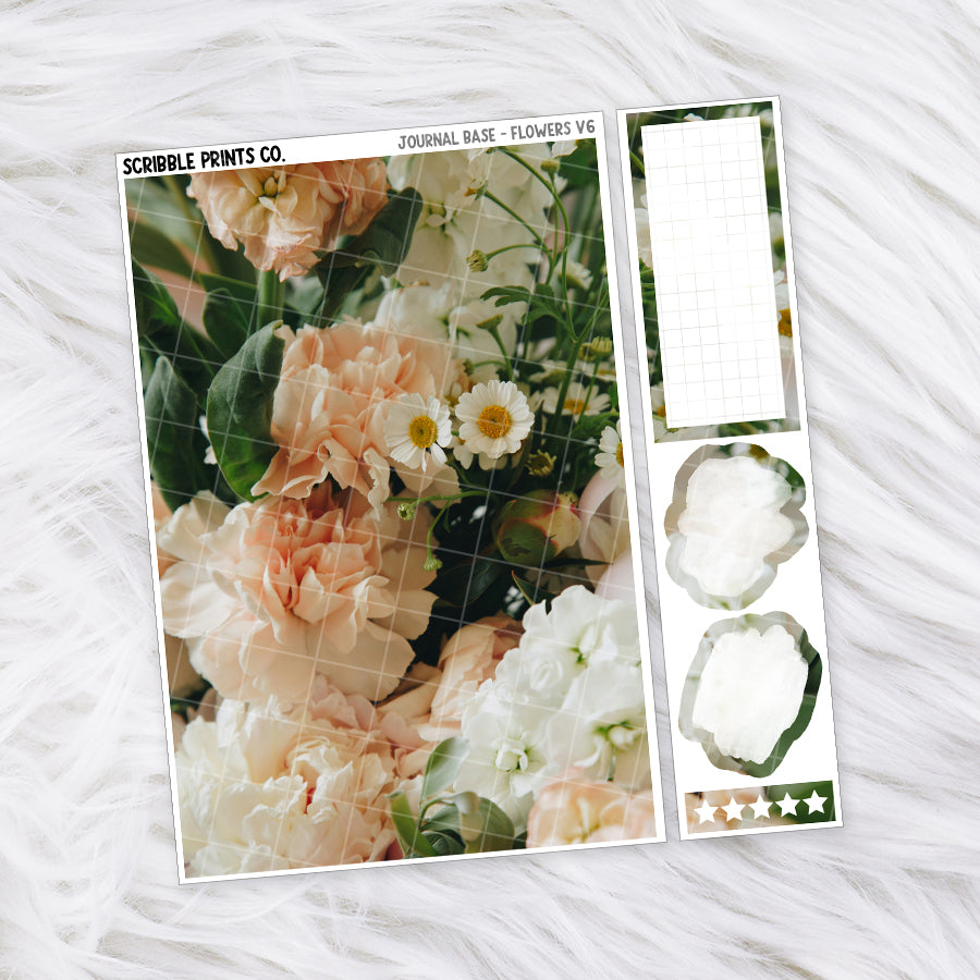 Journaling Base - 60+ Pattern Options! // Matte Stickers