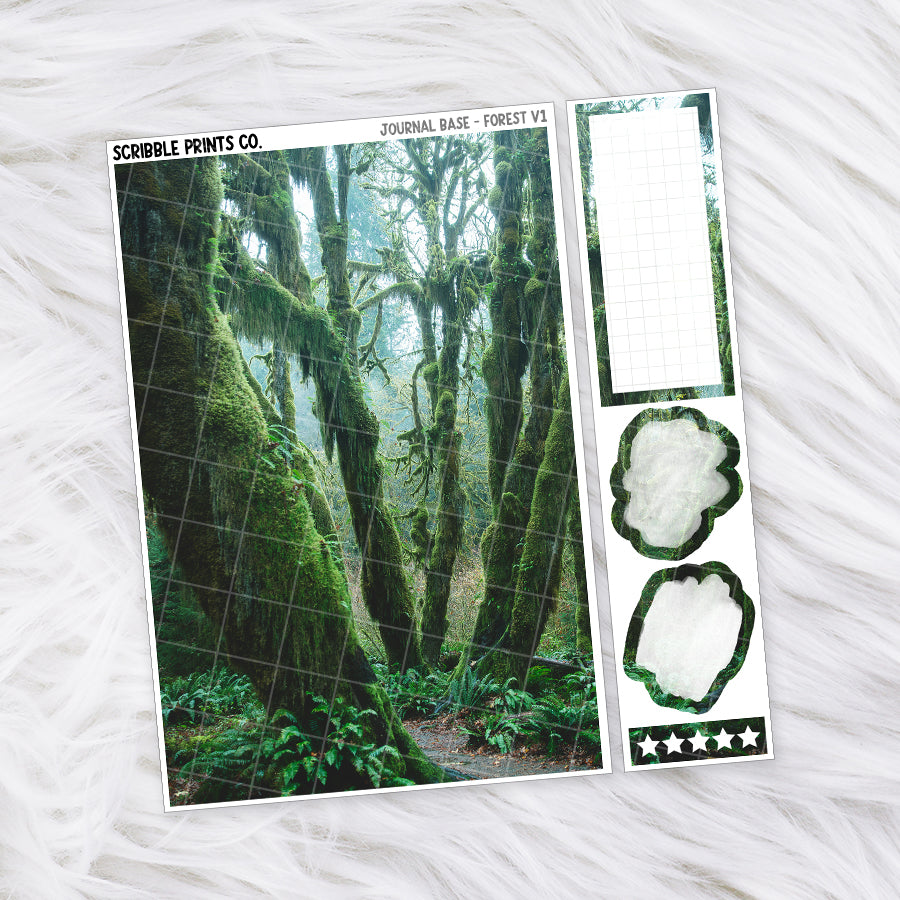 Journaling Base - 60+ Pattern Options! // Matte Stickers