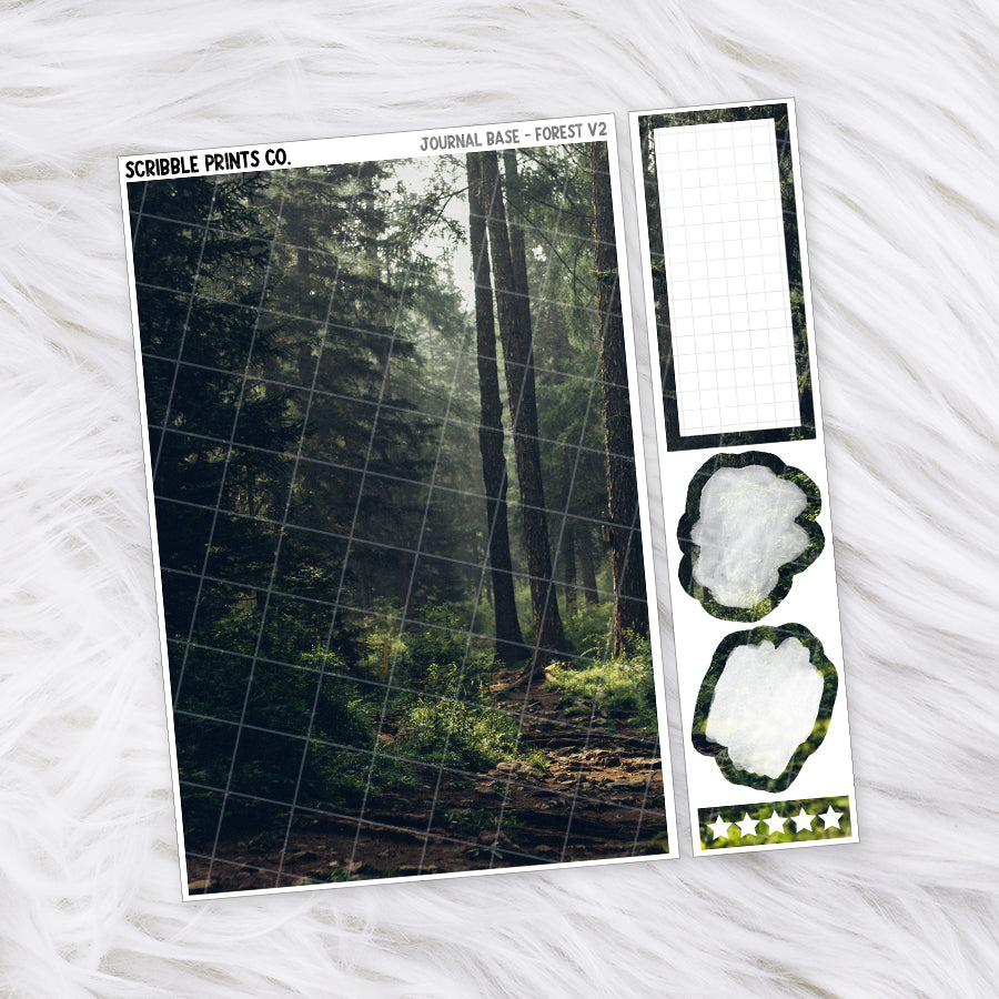 Journaling Base - 60+ Pattern Options! // Matte Stickers