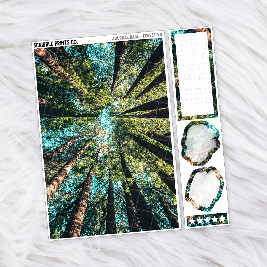 Journaling Base - 60+ Pattern Options! // Matte Stickers