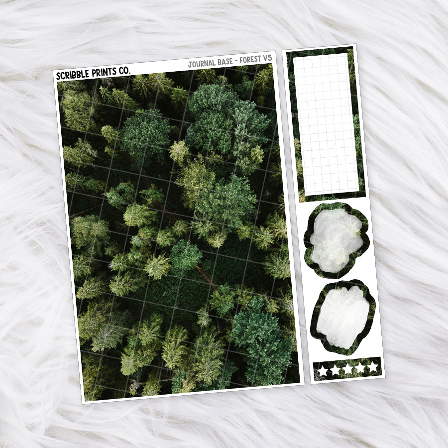 Journaling Base - 60+ Pattern Options! // Matte Stickers