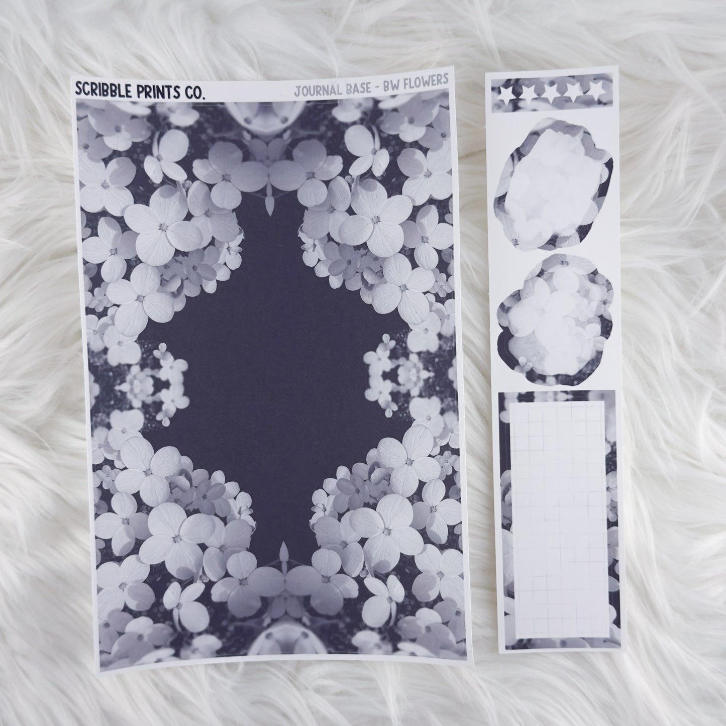 Journaling Base - 60+ Pattern Options! // Matte Stickers