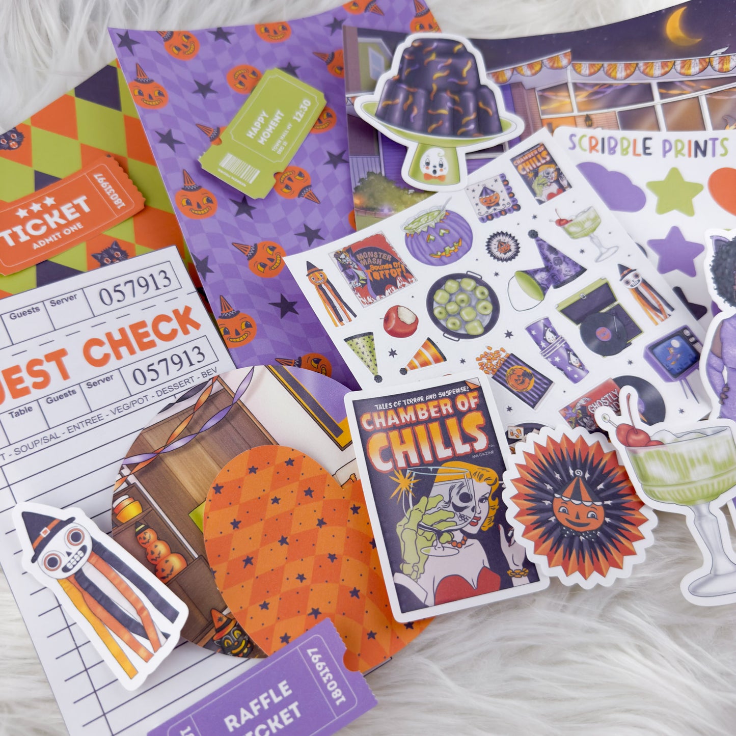 Candy Corn – Junk Journal Kit // Matte Sticker Collection