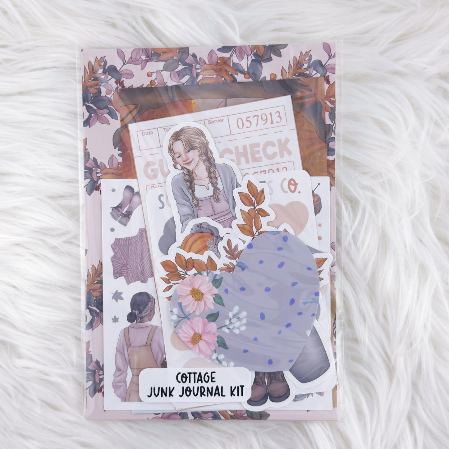 Cottage – Junk Journal Kit // Matte Sticker Collection