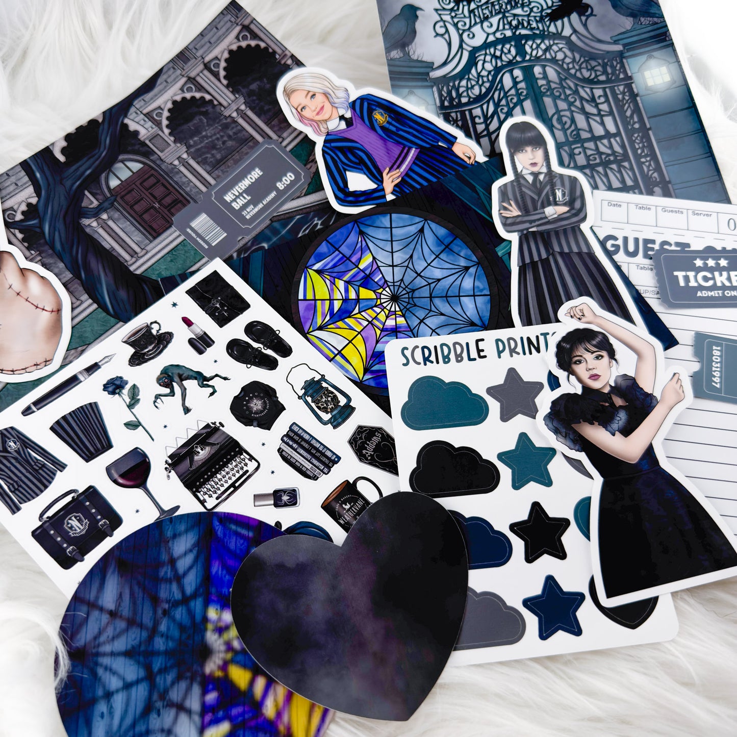 Pop Culture – Junk Journal Kits // Matte Sticker Collection