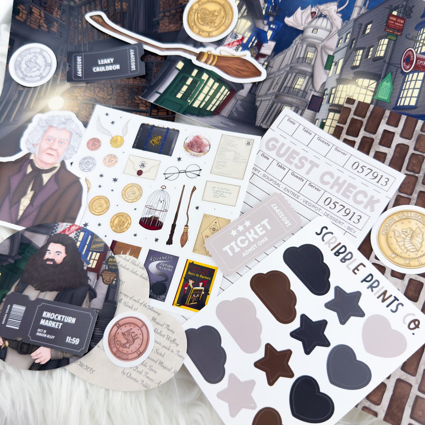 Pop Culture – Junk Journal Kits // Matte Sticker Collection