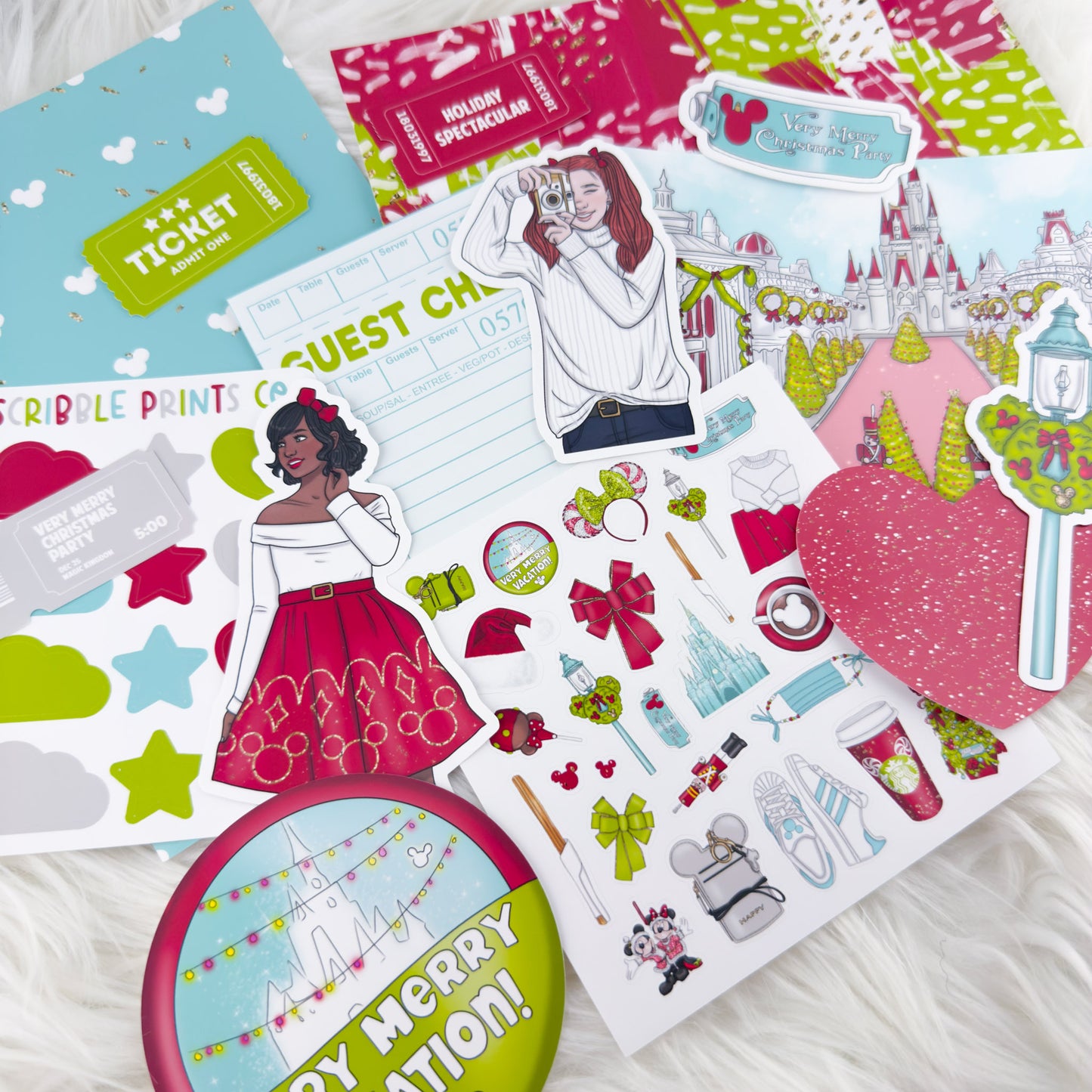 Pop Culture – Junk Journal Kits // Matte Sticker Collection