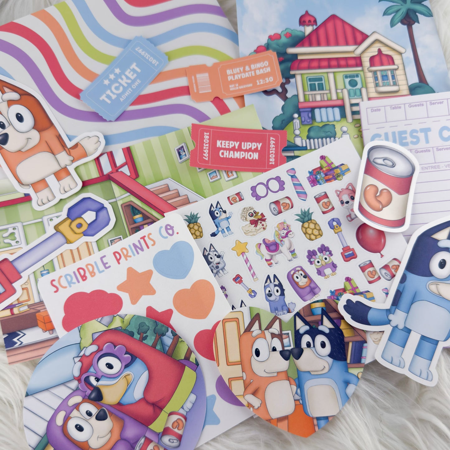 Pop Culture – Junk Journal Kits // Matte Sticker Collection