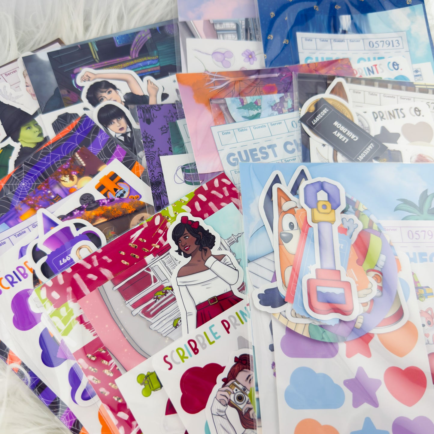 Pop Culture – Junk Journal Kits // Matte Sticker Collection
