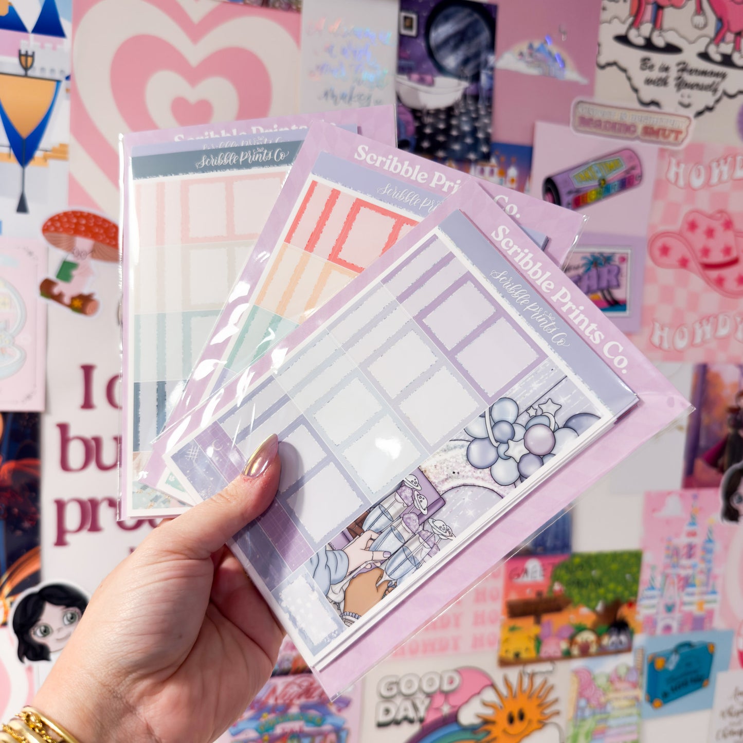 10 Pc. Monthly (AE - B6) Sticker Grab Bag