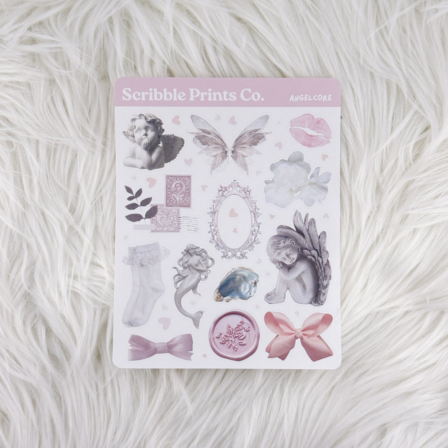 Angelcore – Deco // Matte Journal Stickers