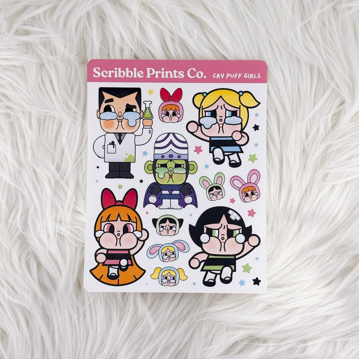Cry Puff Girls – Deco // Matte Journal Stickers