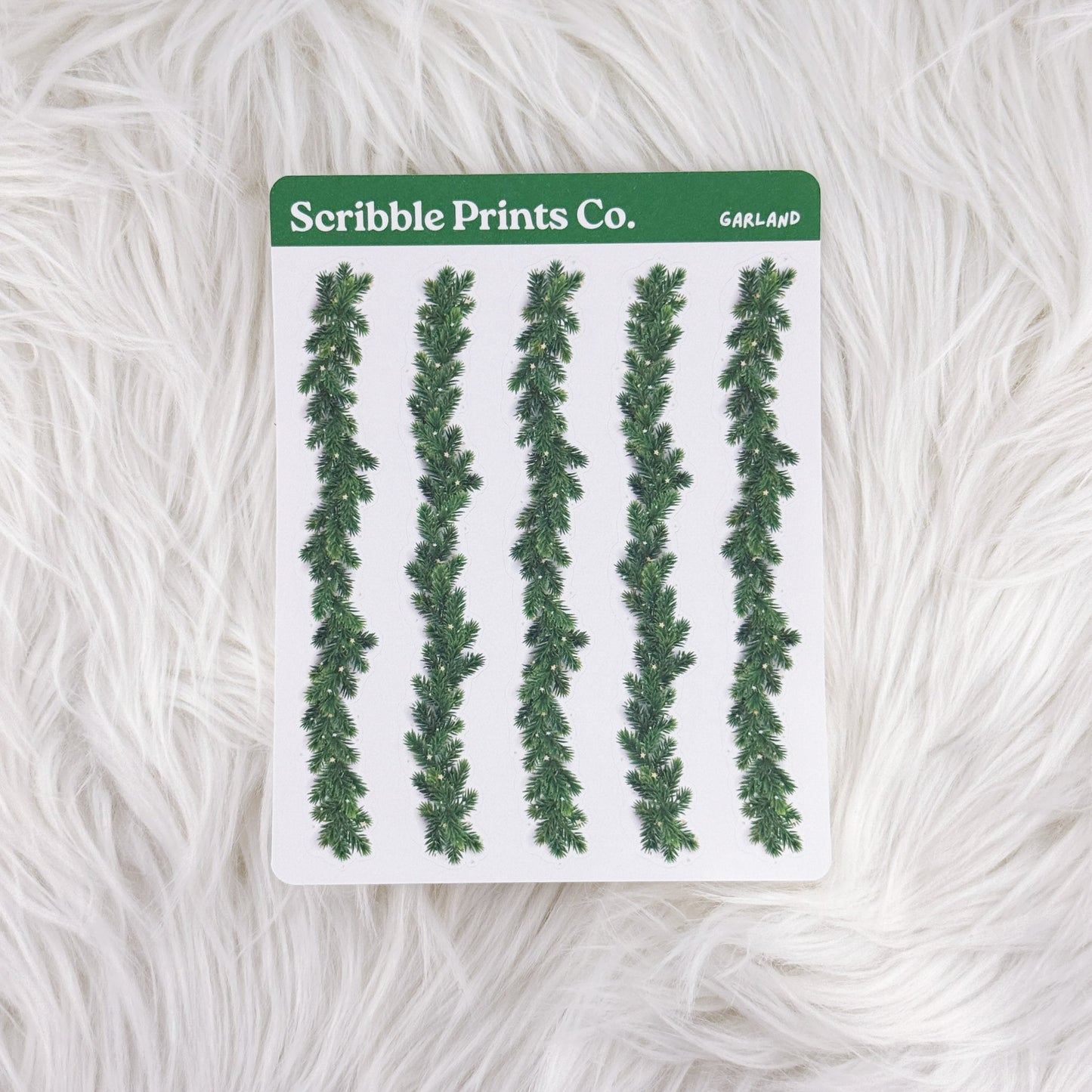 Garland – Deco // Matte Journal Stickers