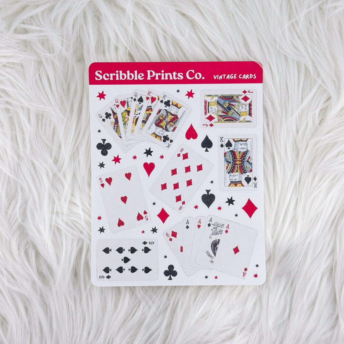 Vintage Cards – Deco // Matte Journal Stickers