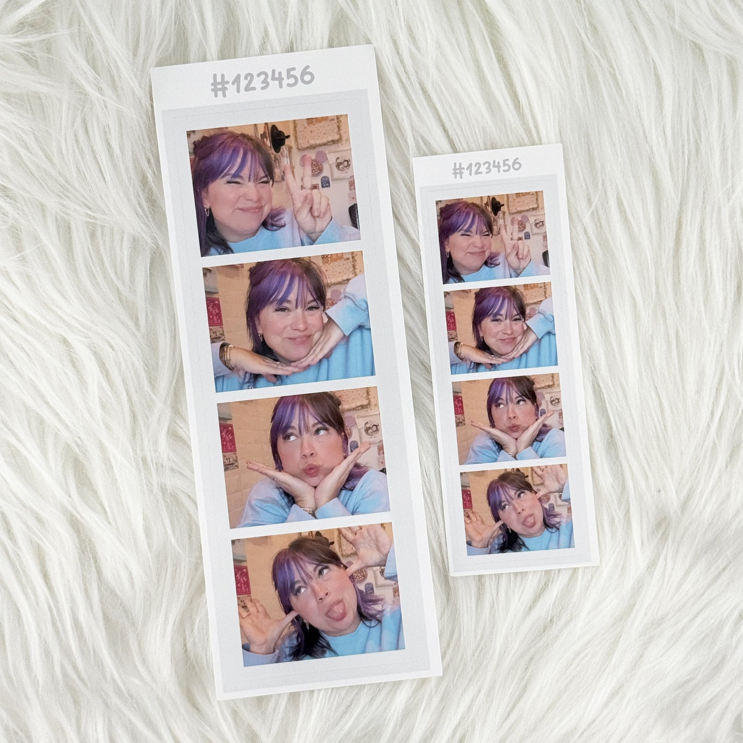 Custom Photostrip Stickers – Planner & Journal Sheets | Matte or Glossy
