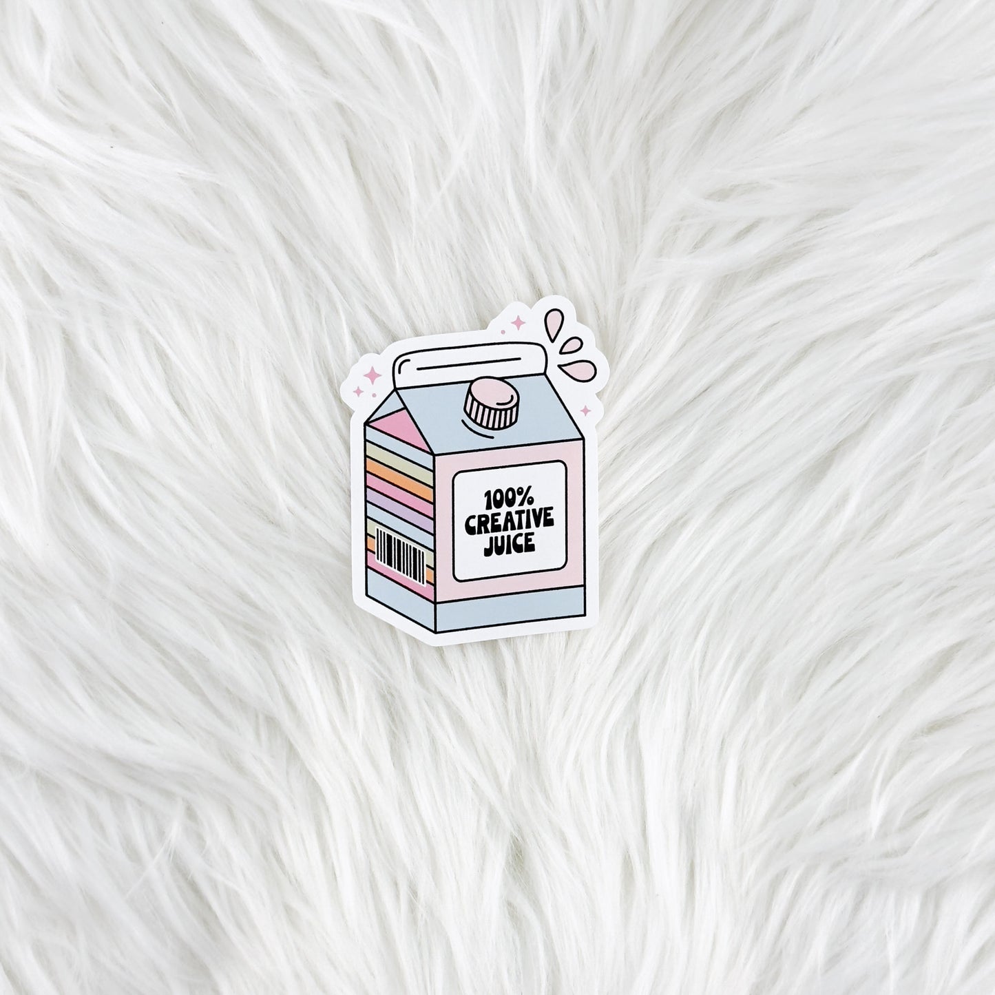 Creative Juice // Large Matte Deco Sticker for Journals