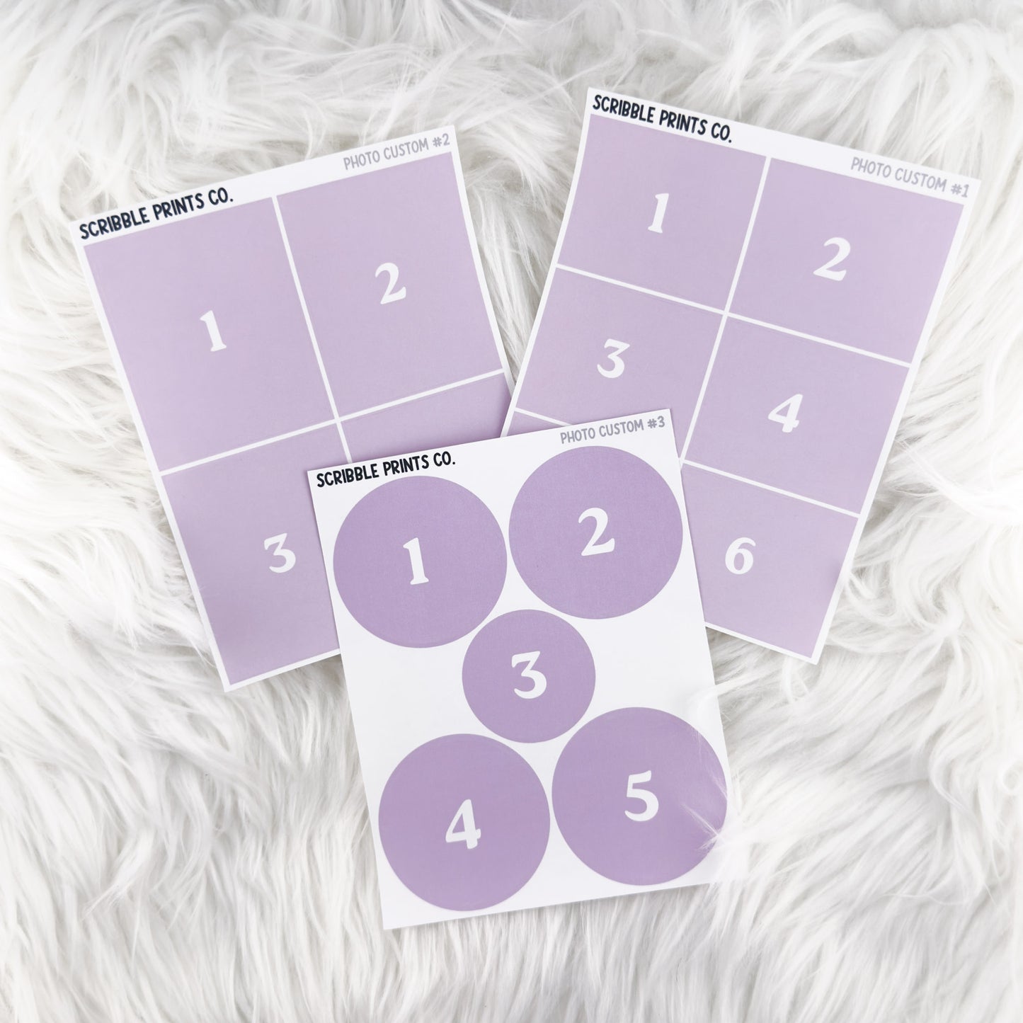 Custom Photo Stickers – Planner & Journal Sheets | Matte or Glossy