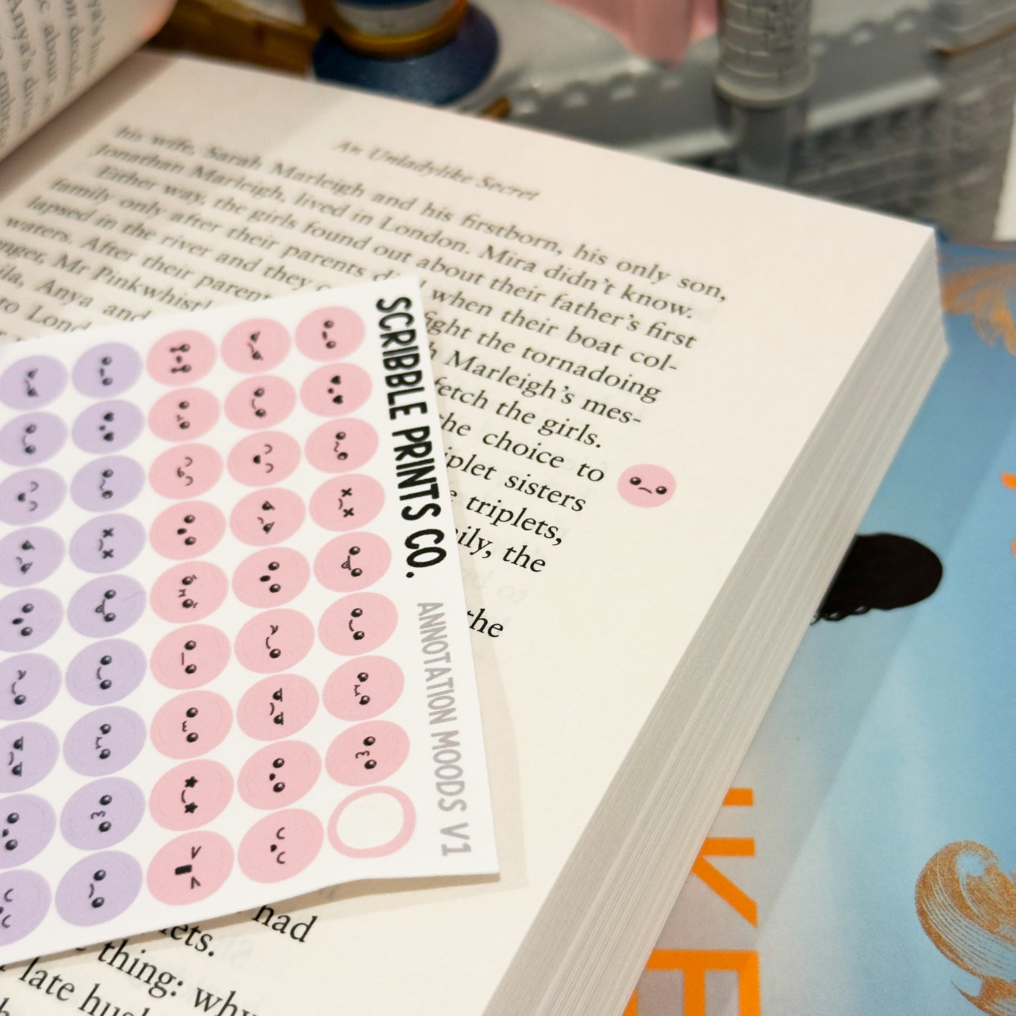 Annotation Moods – Mini Emoji Stickers for Books & Planners