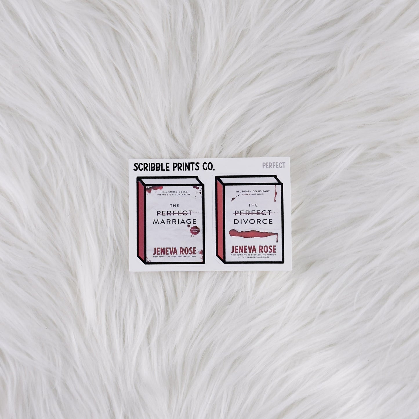 Book Covers - Series // Matte Journal Stickers