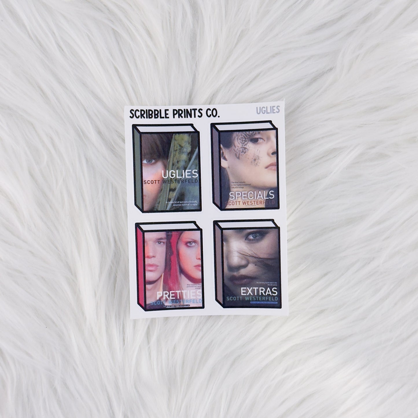Book Covers - Series // Matte Journal Stickers