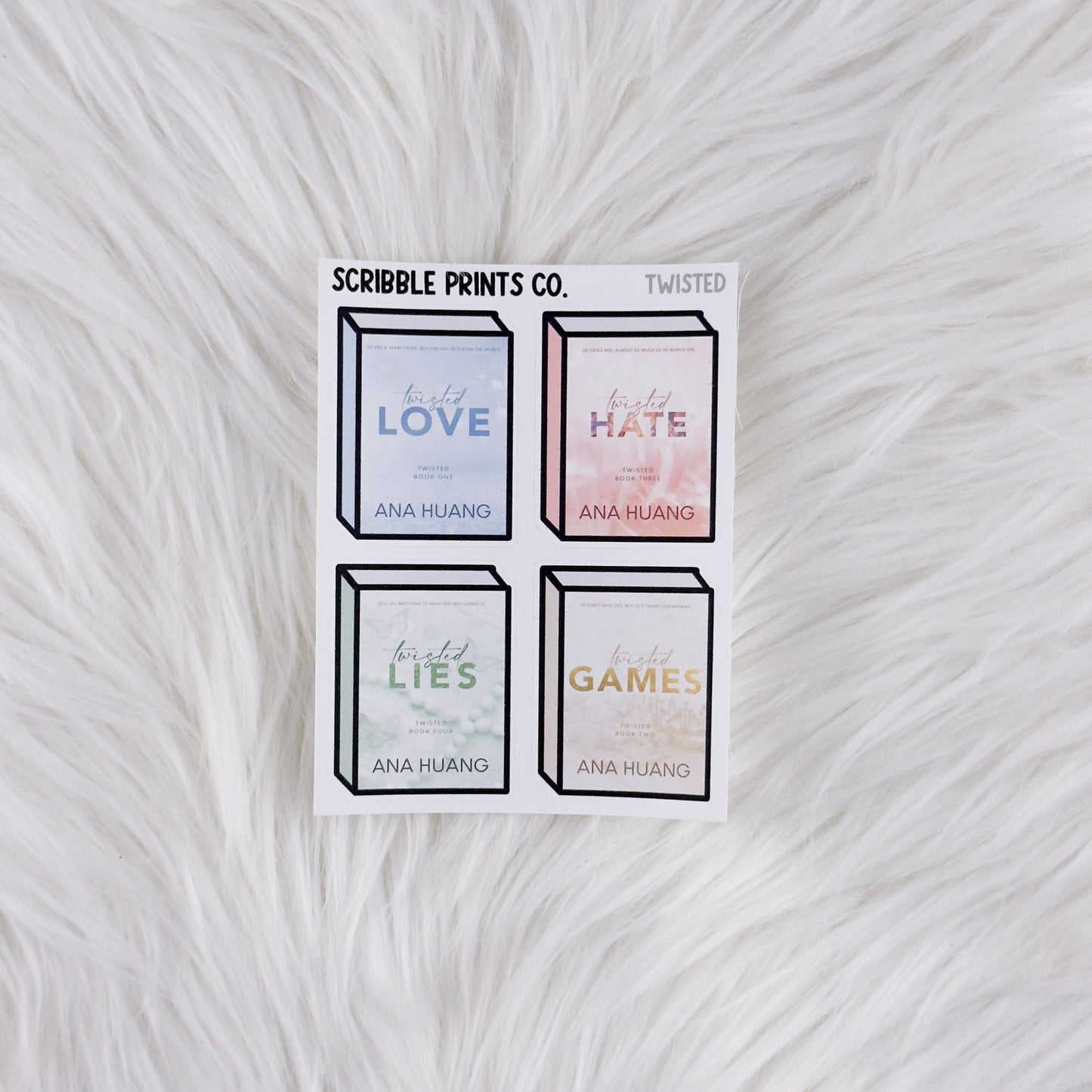 Book Covers - Series // Matte Journal Stickers