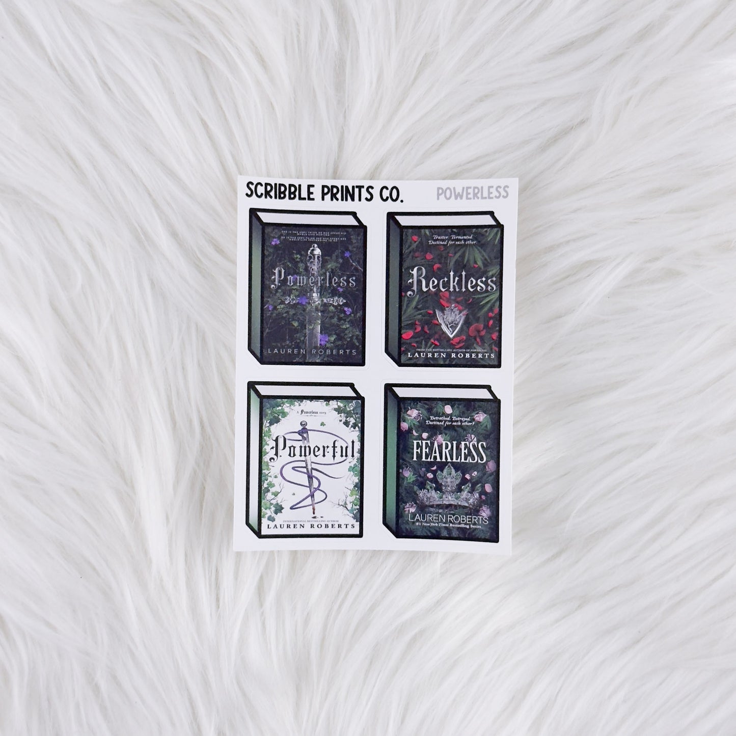Book Covers - Series // Matte Journal Stickers