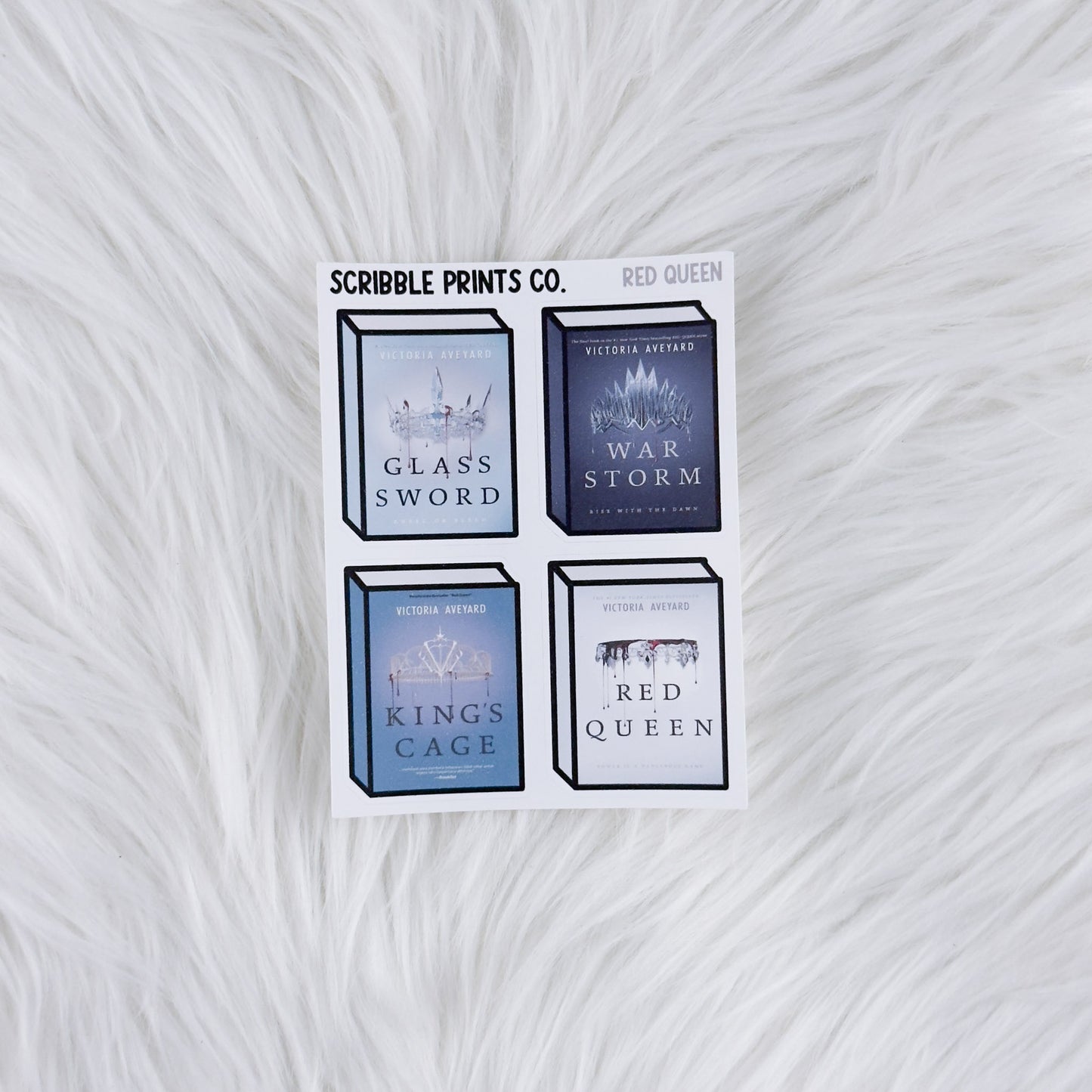 Book Covers - Series // Matte Journal Stickers