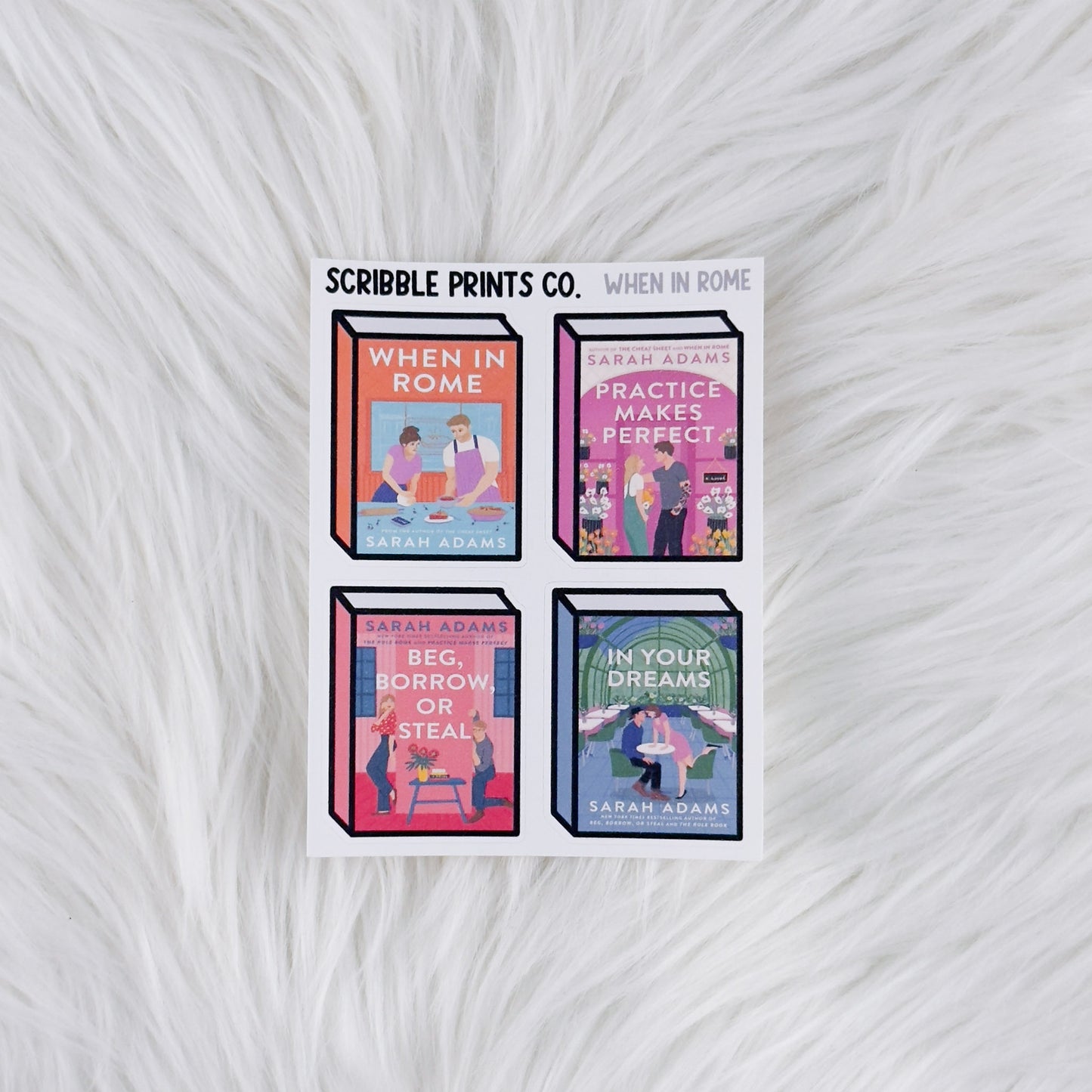 Book Covers - Series // Matte Journal Stickers