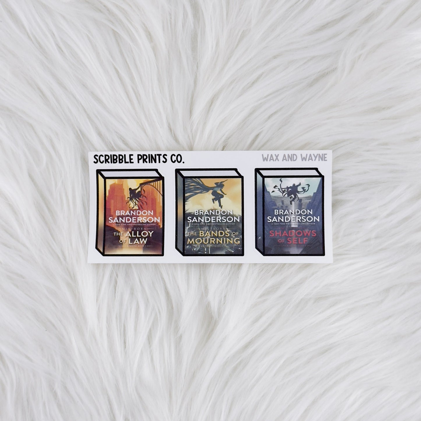Book Covers - Series // Matte Journal Stickers