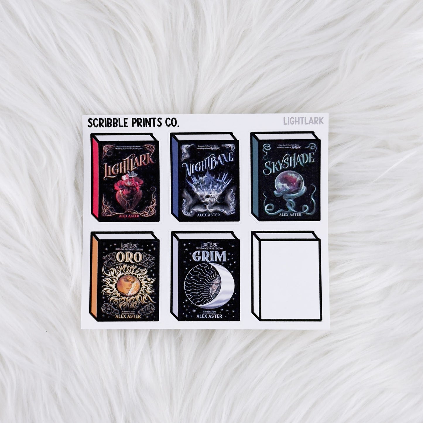 Book Covers - Series // Matte Journal Stickers