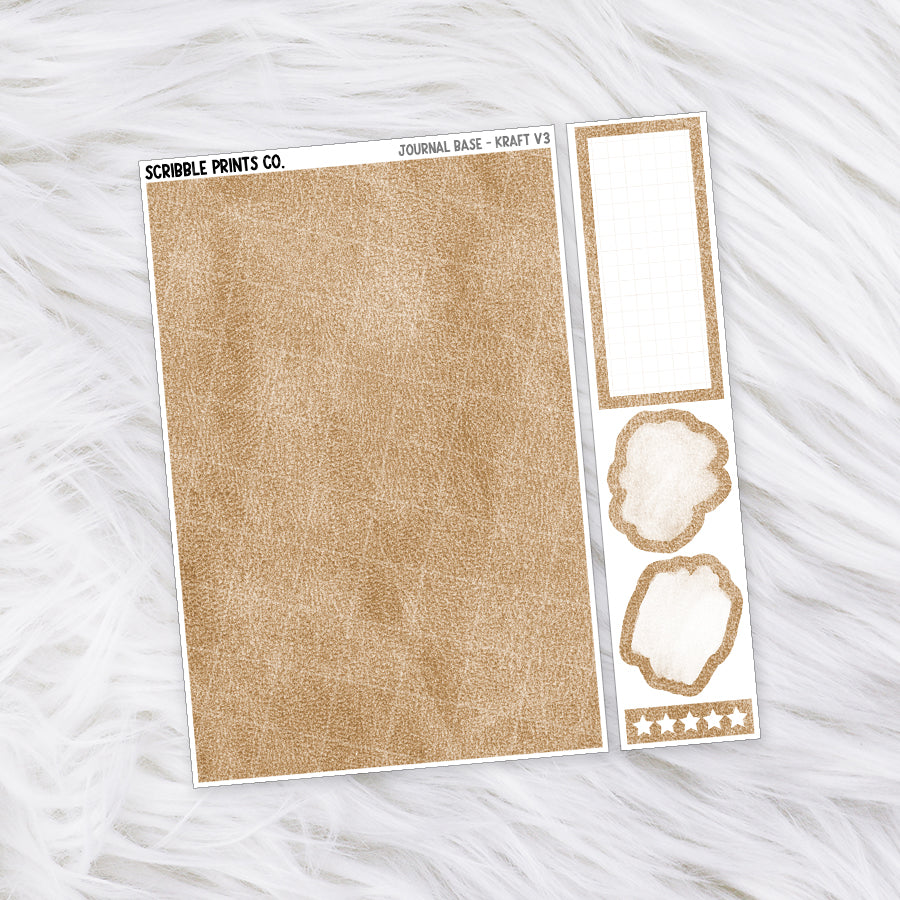 Journaling Base - 60+ Pattern Options! // Matte Stickers