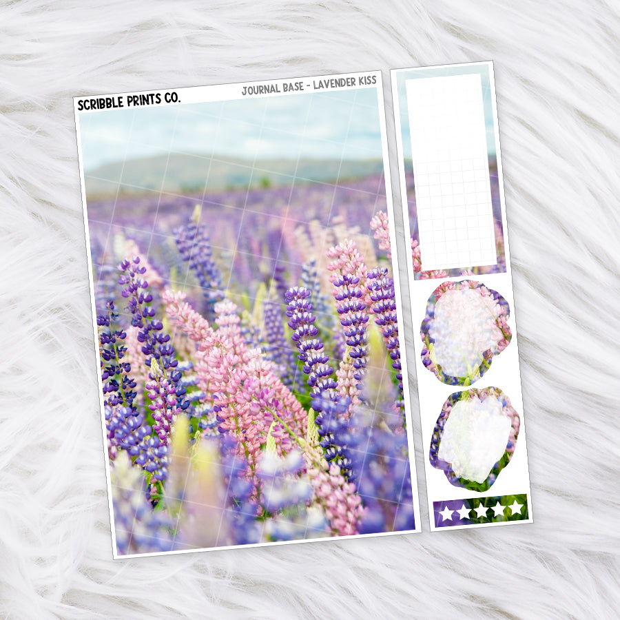Journaling Base - 60+ Pattern Options! // Matte Stickers