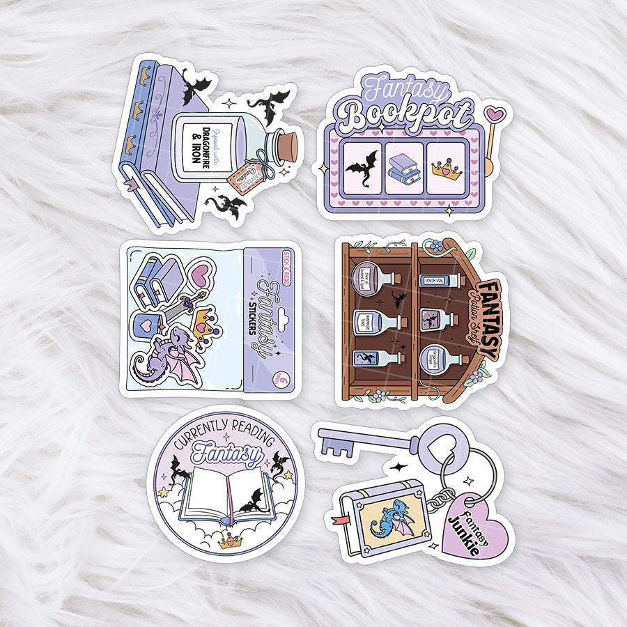 Genre Bundles // Matte Deco Sticker Set for Journals