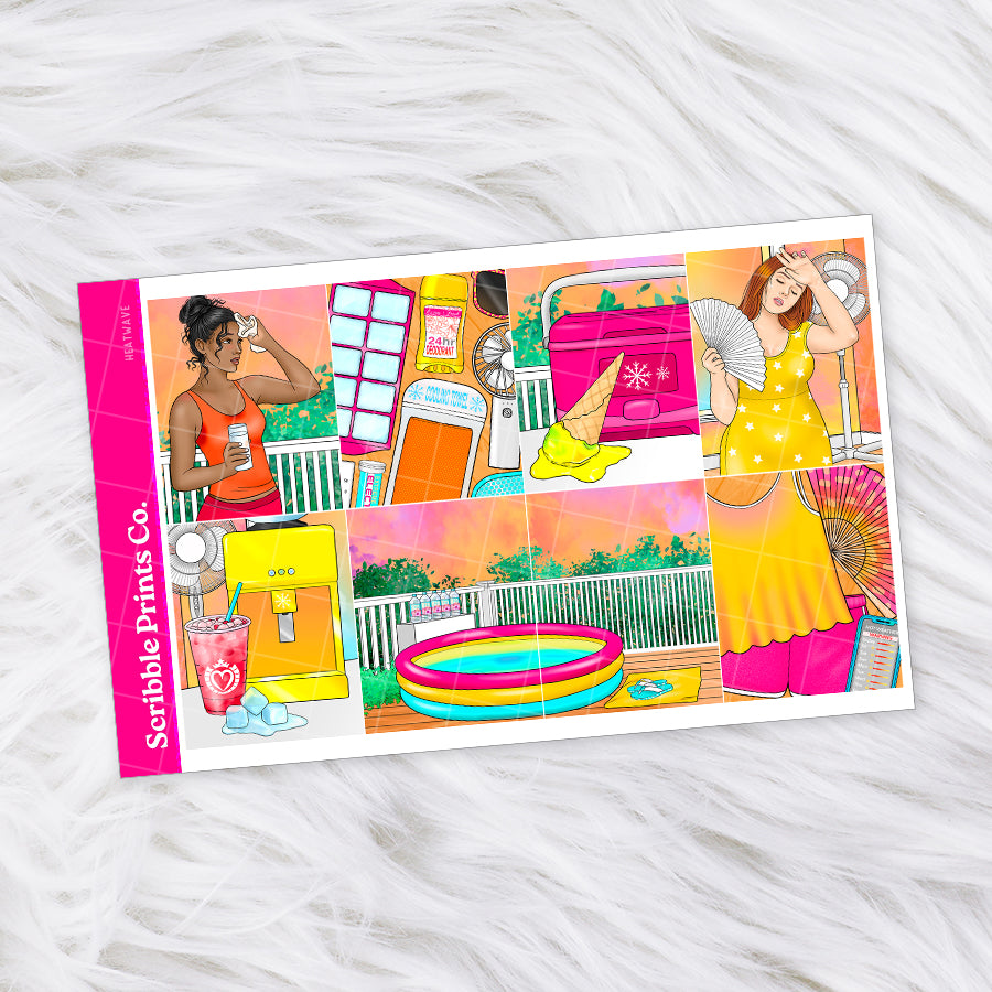 Heatwave – Glossy Weekly Planner Kit