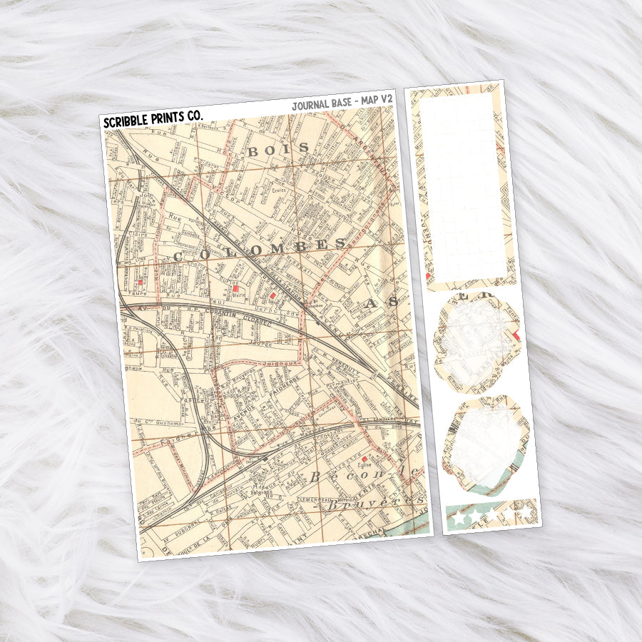 Journaling Base - 60+ Pattern Options! // Matte Stickers