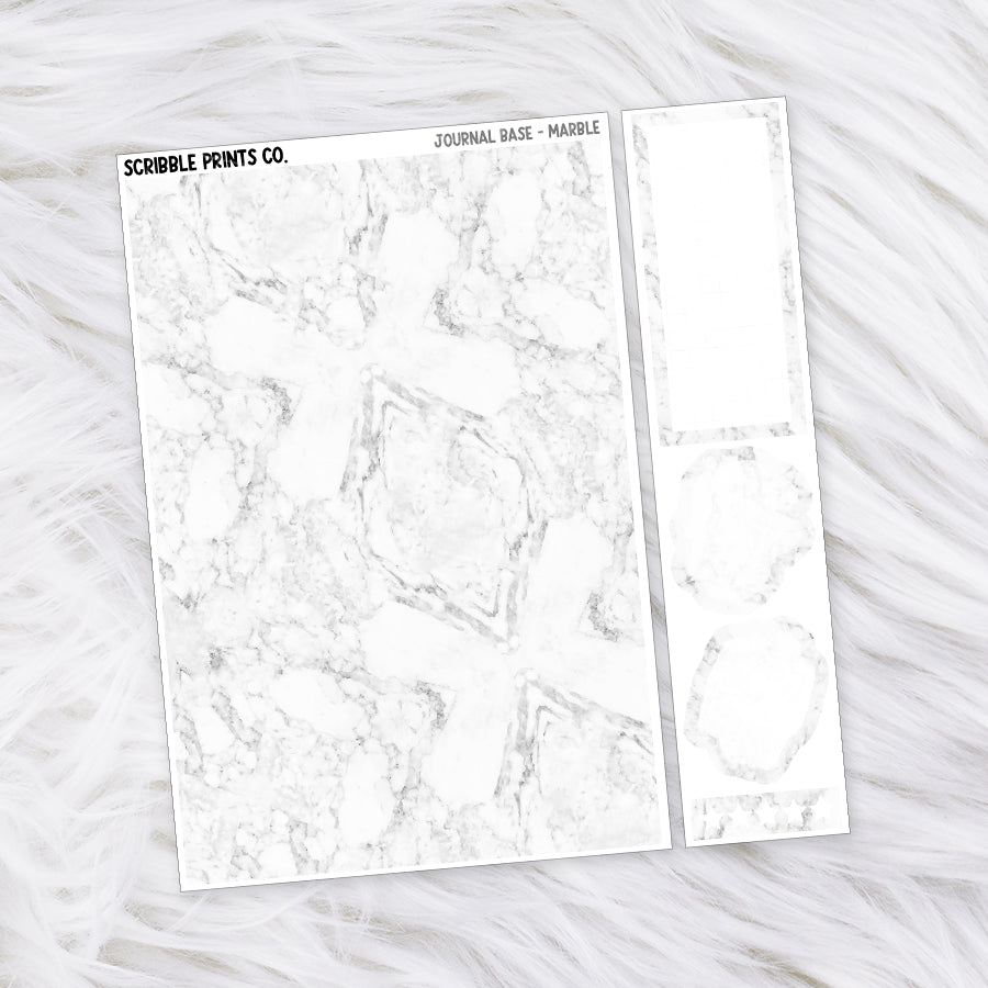 Journaling Base - 60+ Pattern Options! // Matte Stickers