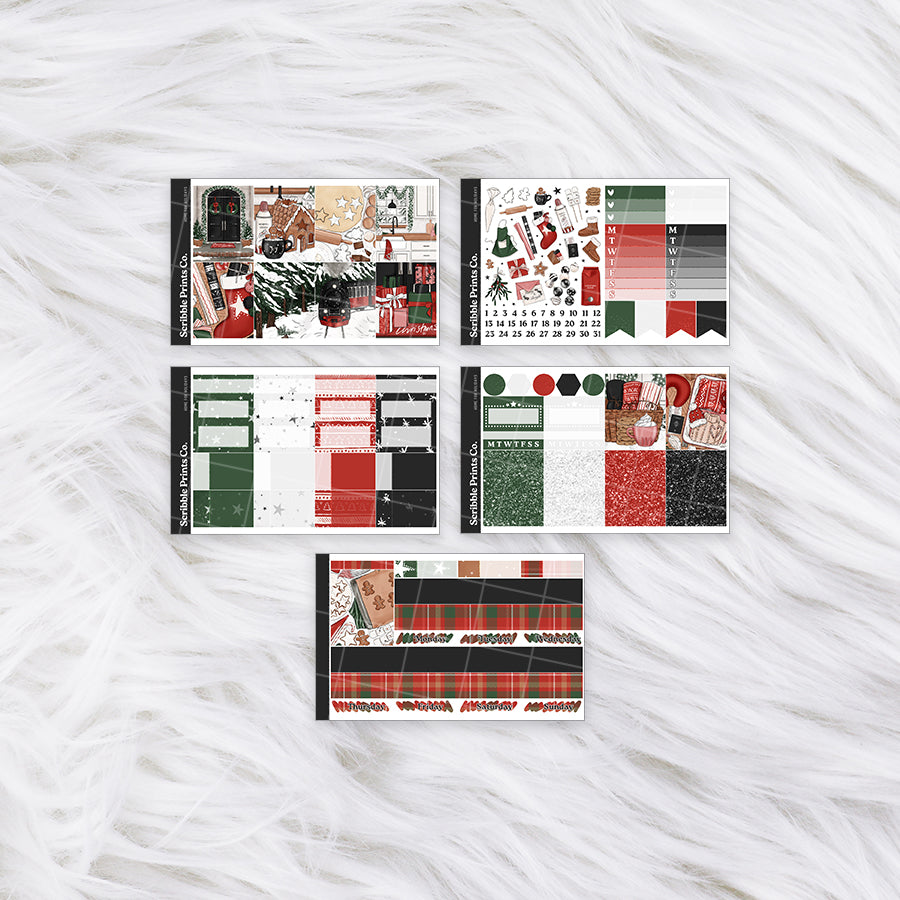 Home For Holidays – Glossy Weekly Planner Kit