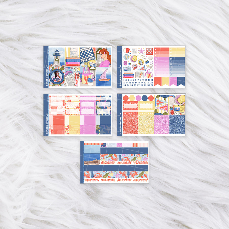 Coastal Life – Glossy Weekly Planner Kit
