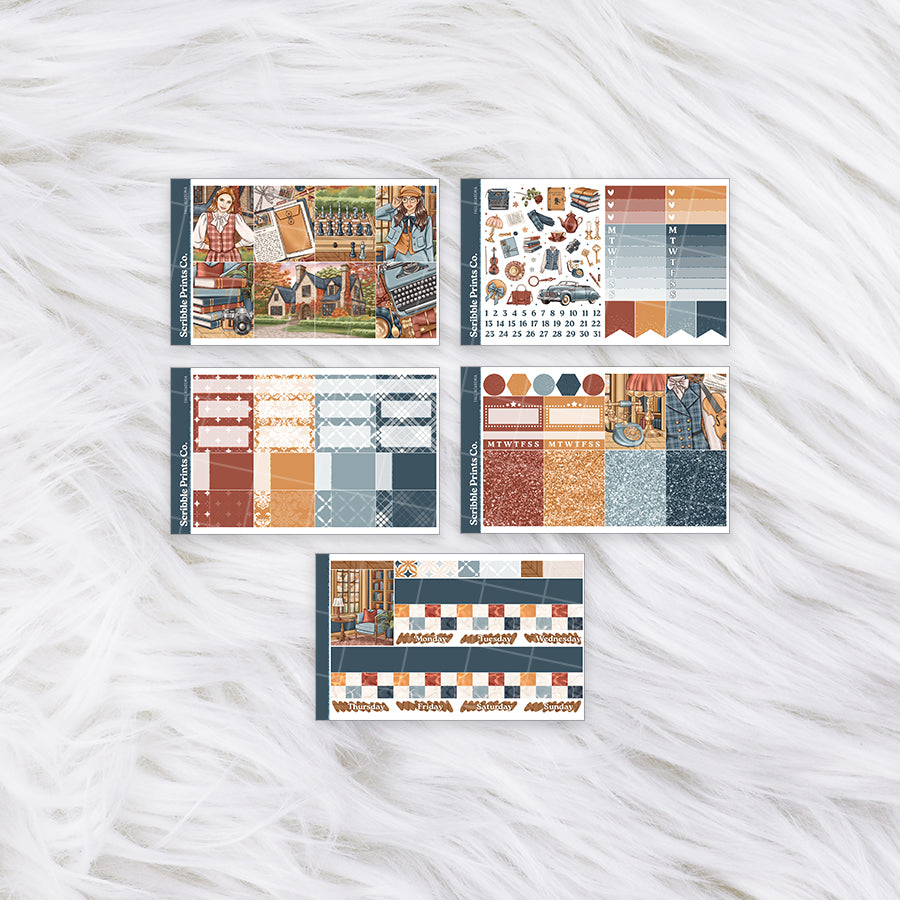 Fall Academia – Glossy Weekly Planner Kit