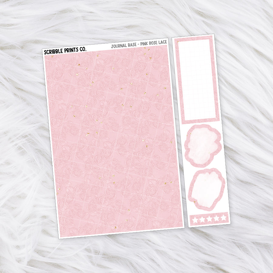 Journaling Base - 60+ Pattern Options! // Matte Stickers