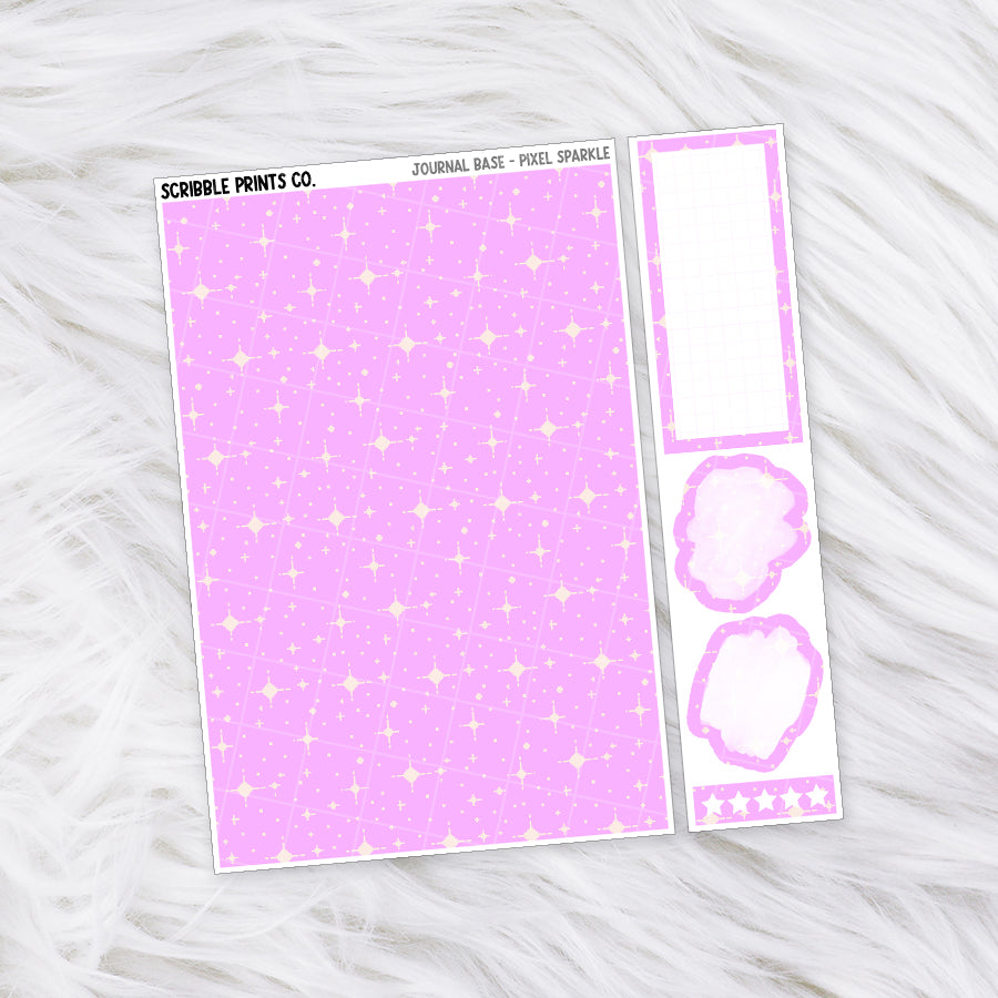 Journaling Base - 60+ Pattern Options! // Matte Stickers