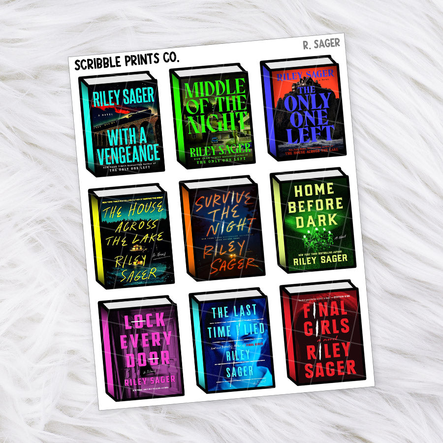 Book Covers - Authors // Matte Journal Stickers